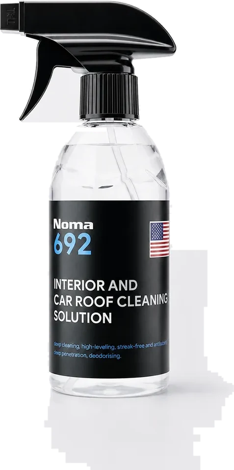 Chai NOMA 692 vệ sinh nội thất và trần xe